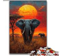 Jigsaw Puzzles for Adults 2000 Piece African Animals Help The Brain Exercise Addictive Toys to Cultivate Patience Parent-child Interaction 70x100cm