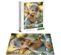 Jigsaw Puzzles for Adults 2000 Piece, Angel Jigsaw Puzzles for Adults, Girl Jigsaws 2000 Pieces with Box, Wooden Puzzle Challenging Game for the Whole for Women, Men, Wooden Puzzle for Gifts H-7964