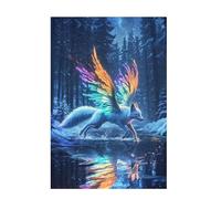 Jigsaw Puzzles for Adults 2000 Piece Animal Large Puzzle Angel, Difficult Challenging Family Games for The Whole for Women, Wooden Jigsaws with Gift Box Packaging, Home Room Decor 99x70cm D-1161