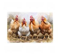 Jigsaw Puzzles for Adults 2000 Piece Animal Large Puzzle Chicken, Difficult Challenging Family Games for The Whole for Women, Wooden Jigsaws with Gift Box Packaging, Home Room Decor 99x70cm D-22