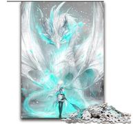 Jigsaw Puzzles for Adults 2000 Piece Anime Girl Dragon Stress Reliever Difficult Challenge Every Piece Is Unique - Challenging Family Fun Game 70x100cm