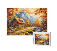 Jigsaw Puzzles for Adults 2000 Piece Autumn Jigsaw Puzzles for Adults with Gift Box 99x70 cm, Wooden Puzzle Jungle Challenging Puzzle Games Home Decoration, for The Whole Family,p363t