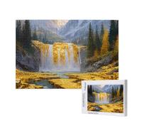 Jigsaw Puzzles for Adults 2000 Piece Autumn Jigsaw Puzzles for Adults with Gift Box 99x70 cm, Wooden Puzzle Jungle Challenging Puzzle Games Home Decoration, for The Whole Family,p302t