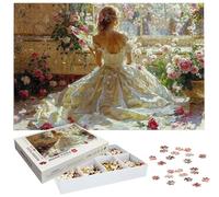Jigsaw Puzzles for Adults 2000 Piece, Back View Jigsaw Puzzles for Adults, Woman Jigsaws 2000 Pieces with Box, Wooden Puzzle Challenging Game for the Whole for Women, Wooden Puzzle for Gifts H-3940