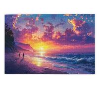Jigsaw Puzzles for Adults 2000 Piece, Beach Puzzles for Adults, Impossible Puzzle 2000 Pieces, Family Educational Wooden Puzzle, Challenging Jigsaws, Gift Box Packaging, Gifts for Women, Men, M-1