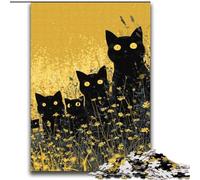 Jigsaw Puzzles for Adults 2000 Piece Black Cat Family for And from 14 Years And over Hands-on Game Christmas Game Gifts 70x100cm