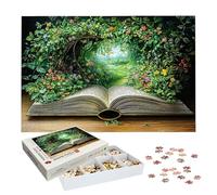 Jigsaw Puzzles for Adults 2000 Piece, Books Jigsaw Puzzles for Adults, Plant Jigsaws 2000 Pieces with Box, Wooden Puzzle Challenging Game for the Whole for Women, Men, Wooden Puzzle for Gifts, -7377