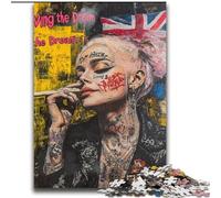 Jigsaw Puzzles for Adults 2000 Piece British Women Help The Brain Exercise Addictive Toys to Cultivate Patience Parent-child Interaction 70x100cm