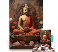 Jigsaw Puzzles for Adults 2000 Piece “Buddha painting ” Made of cardboard，for and from 14 years and over Tough challenge Wish List with Santa Claus。size：70x100cm/27.5x39.3inch