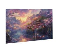 Jigsaw Puzzles for Adults 2000 Piece Building Jigsaw Puzzle - Colourful, Challenging Game & Brainteasing Adult Jigsaws, The Whole 3D Jigsaw Gifts for Women, Men Beautiful Decoration Lake K0F-404