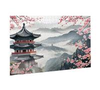 Jigsaw Puzzles for Adults 2000 Piece Building Jigsaw Puzzle - Colourful, Challenging Game & Brainteasing Adult Jigsaws, The Whole 3D Jigsaw Gifts for Women, Men Beautiful Decoration Pink K0F-406
