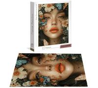 Jigsaw Puzzles for Adults 2000 Piece, Butterfly Jigsaw Puzzles for Adults, Girl Jigsaws 2000 Pieces with Box, Wooden Puzzle Challenging Game for the Whole Women, Men, Wooden Puzzle for Gifts B-8798