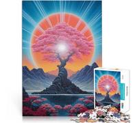 Jigsaw Puzzles for Adults 2000 Piece Cherry Blossom Nova Made of cardboard，Suitable for ages 14 and up For family fun great size：70x100cm/27.5x39.3inch