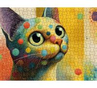 Jigsaw Puzzles for Adults 2000 Piece, Classic Puzzle, Abstract Cat LDYQS190
