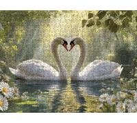 Jigsaw Puzzles for Adults 2000 Piece, Classic Puzzle, Daisy Swan LDYQS1-105