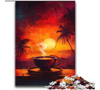 Jigsaw Puzzles for Adults 2000 Piece Coffee at Sunset Educational Games Educational Game for Birthday, Chrismas for And Age 14 70x100cm