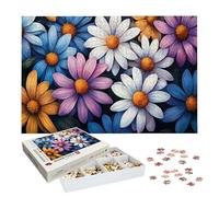 Jigsaw Puzzles for Adults 2000 Piece, Color Jigsaw Puzzles for Adults, Flower Jigsaws 2000 Pieces with Box, Wooden Puzzle Challenging Game for the Whole for Women, Men, Wooden Puzzle for Gifts, -7131