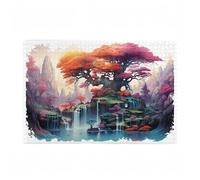 Jigsaw Puzzles for Adults 2000 Piece Color Large Puzzle Tree Of Life, Difficult Challenging Family Games for The Whole for Women, Wooden Jigsaws with Gift Box Packaging, Gifts for Women 99x70cm D-569