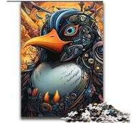 Jigsaw Puzzles for Adults 2000 Piece Colorful Art Penguin,Challenging Game And Family Play with Fully Interlocking Randomly Shaped Pieces 70X100CM