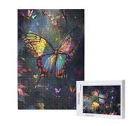 Jigsaw Puzzles for Adults 2000 Piece Colorful Jigsaw Puzzles for Adults with Gift Box 99x70 cm,Wooden Puzzle Butterfly Challenging Puzzle Games Home Decoration, for The Whole Family,p1141t