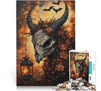 Jigsaw Puzzles for Adults 2000 Piece Devil Goat Games Toys Gift 70x100cm for is ideal as a gift for the whole family for and 14 Years old