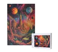 Jigsaw Puzzles for Adults 2000 Piece Draw Thread Jigsaw Puzzles for Adults with Gift Box 99x70cm,Wooden Puzzle Landscape Challenging Puzzle Games Home Decoration,Gifts for The Whole Family,p1318t