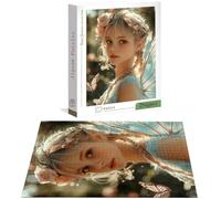 Jigsaw Puzzles for Adults 2000 Piece, Elves Jigsaw Puzzles for Adults, Girl Jigsaws 2000 Pieces with Box, Wooden Puzzle Challenging Game for the Whole for Women, Men, Wooden Puzzle for Gifts H-7620