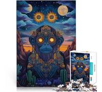 Jigsaw Puzzles for Adults 2000 Piece Fantasy Monkey Art Made of cardboard for and 14 years and over Educational Game Challenge Toy Great gift for gaming。size：70x100cm/27.5x39.3inch
