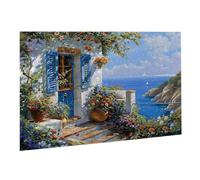 Jigsaw Puzzles for Adults 2000 Piece Flower Jigsaw Puzzle - Colourful, Challenging Game & Brainteasing Adult Jigsaws, The Whole 3D Jigsaw Gifts for Women, Men Beautiful Decoration Town K0F-290