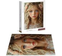 Jigsaw Puzzles for Adults 2000 Piece, Flower Jigsaw Puzzles for Adults, Girl Jigsaws 2000 Pieces with Box, Wooden Puzzle Challenging Game for the Whole for Women, Men, Wooden Puzzle for Gifts B-5477