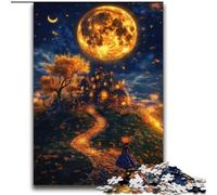 Jigsaw Puzzles for Adults 2000 Piece Full Moon Stress Reliever Difficult Challenge Every Piece Is Unique - Challenging Family Fun Game 70x100cm