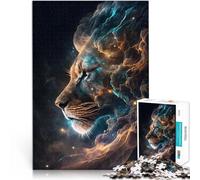 Jigsaw Puzzles for Adults 2000 Piece Galaxy King Cosmic Lion Lernspiele denn eignet sich ideal als Geschenk für die ganze Familie70x100cm