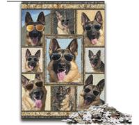 Jigsaw Puzzles for Adults 2000 Piece German Shepherd Collage for And from 14 Years And over Hands-on Game Christmas Game Gifts 70x100cm