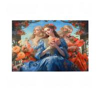 Jigsaw Puzzles for Adults 2000 Piece Girl Large Puzzle Flower, Difficult Challenging Family Games for The Whole for Women, Wooden Jigsaws with Gift Box Packaging, Home Room Decor 99x70cm D-263