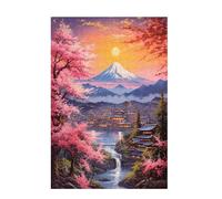 Jigsaw Puzzles for Adults 2000 Piece Japan Large Puzzle Mount Fuji, Difficult Challenging Family Games for The Whole for Women, Wooden Jigsaws with Gift Box Packaging, Gifts for Women 99x70cm D-912
