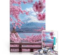 Jigsaw Puzzles for Adults 2000 Piece “japan mount fuji landscape” Made of cardboard，for 14+ Anti-stress educational toy Wall decoration Unique gifts for birthday and Christmas。size：70x100cm
