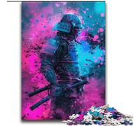 Jigsaw Puzzles for Adults 2000 Piece Japanese Neon Ninja Help The Brain Exercise Addictive Toys to Cultivate Patience Parent-child Interaction 70x100cm