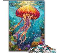 Jigsaw Puzzles for Adults 2000 Piece Jellyfish Oil Painting Artistic Wall Decor & Birthday Gift Idea for Friends, Home Office 70x100cm