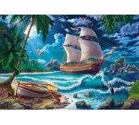 Jigsaw Puzzles for Adults 2000 Piece jigsaw puzzles for Adult Educational Game Challenge Toy 2000 Pieces Puzzle Challenging Games for The Whole for adults,Sailboat Scenery Island puzzle Gifts