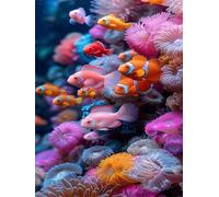 Jigsaw Puzzles for Adults 2000 Piece jigsaw puzzles for Adult Educational Game Challenge Toy 2000 Pieces Puzzle Challenging Games for The Whole for adults,Tropical Marine Coral Animals puzzle Gifts