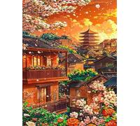 Jigsaw Puzzles for Adults 2000 Piece jigsaw puzzles for Adult Educational Game Challenge Toy 2000 Pieces Puzzle Challenging Games for The Whole for adults,Anime City Scenery puzzle Gifts