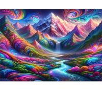 Jigsaw Puzzles for Adults 2000 Piece jigsaw puzzles for Adult Educational Game Challenge Toy 2000 Pieces Puzzle Challenging Games for The Whole for adults,Fantasy Wonderland Scenery puzzle Gifts