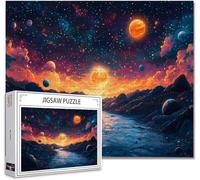 Jigsaw Puzzles for Adults 2000 Piece Jigsaw Puzzles for Adults Starry Sky Difficult Challenging Educational Games Develop Problem Solving Skills Increase Creativity Festival Gift Women 70.5X99.5cm E-7