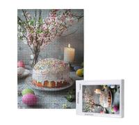 Jigsaw Puzzles for Adults 2000 Piece Kitchen Jigsaw Puzzles for Adults with Gift Box 99x70 cm, Wooden Puzzle Cake Challenging Puzzle Games Home Decoration, for The Whole Family,p1534t