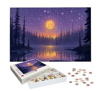 Jigsaw Puzzles for Adults 2000 Piece, Landscape Jigsaw Puzzles for Adults, Lake Jigsaws 2000 Pieces with Box, Wooden Puzzle Challenging Game for Women/Men, Wooden Puzzle for Gifts, Home Decor, -7739