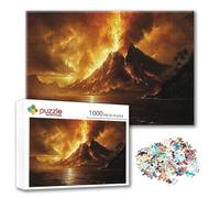 Jigsaw Puzzles for Adults 2000 Piece Landscape, Volcano Puzzles for Adults 39.37 x 27.56 inch, Challenge Impossible Jigsaws, DIY Family Fun Game with Box, Modern Home Decor Wall Art, Gifts Women K-2