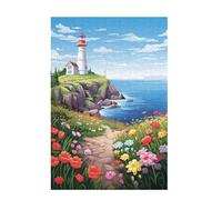 Jigsaw Puzzles for Adults 2000 Piece Lighthouse Large Puzzle Ocean, Difficult Challenging Family Games for The Whole for Women, Wooden Jigsaws with Gift Box Packaging, Gifts for Women 99x70cm D-1452