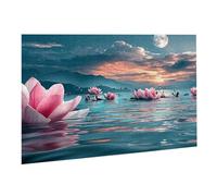 Jigsaw Puzzles for Adults 2000 Piece Lotus Jigsaw Puzzle - Colourful, Challenging Game & Brainteasing Adult Jigsaws, The Whole 3D Jigsaw Gifts for Women, Men Beautiful Decoration Pink K0F-234