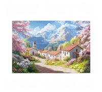 Jigsaw Puzzles for Adults 2000 Piece Mountain Large Puzzle Flower, Difficult Challenging Family Games for The Whole for Women, Wooden Jigsaws with Gift Box Packaging, Gifts for Women 99x70cm D-183