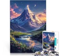 Jigsaw Puzzles for Adults 2000 Piece mountains and river Made of cardboard,Suitable for people aged 14 and above Parent-child interaction Birthday gift, gifts, wall art。size:70x100cm/27.5x39.3inch
